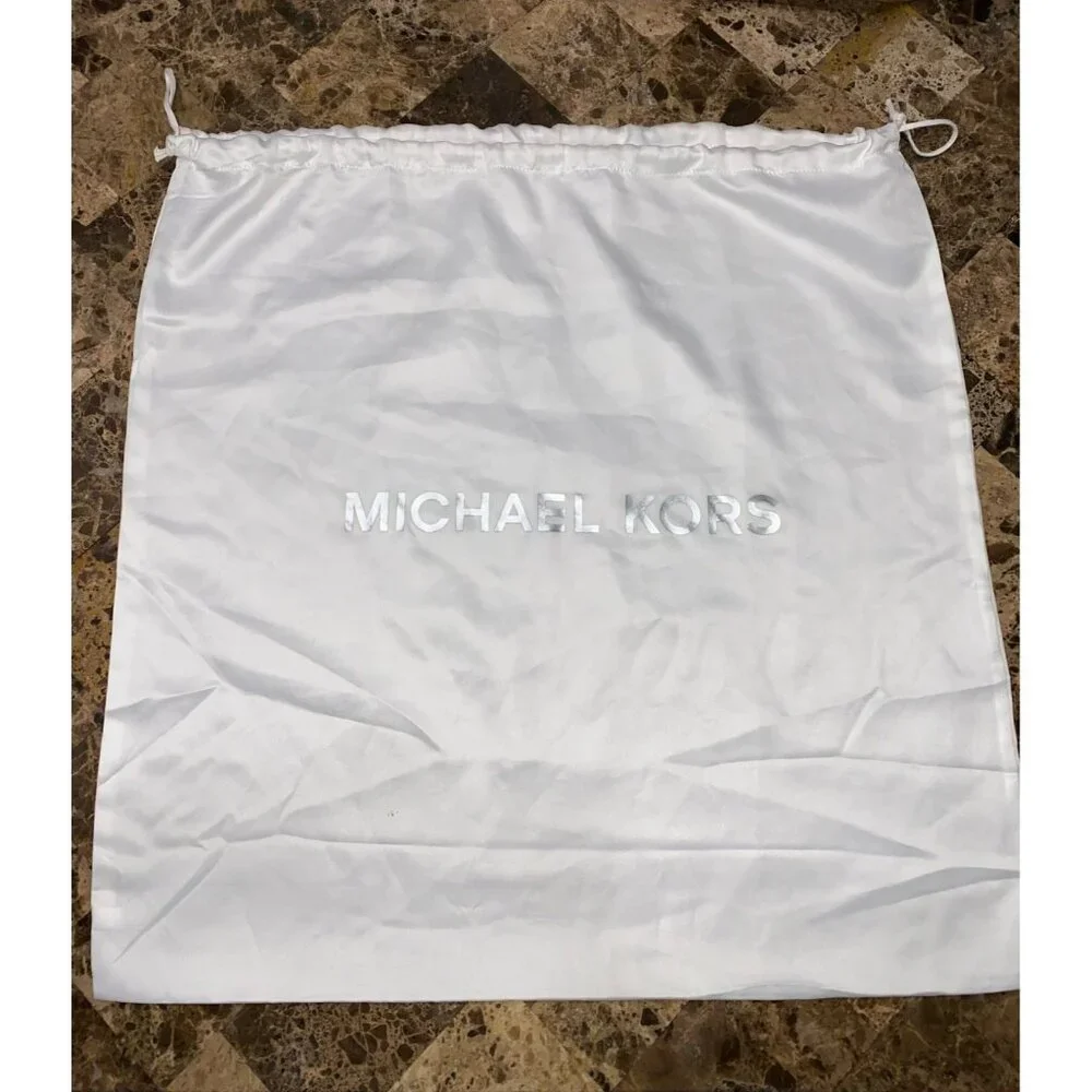Michael Kors White Dust Cover Drawstring Bag